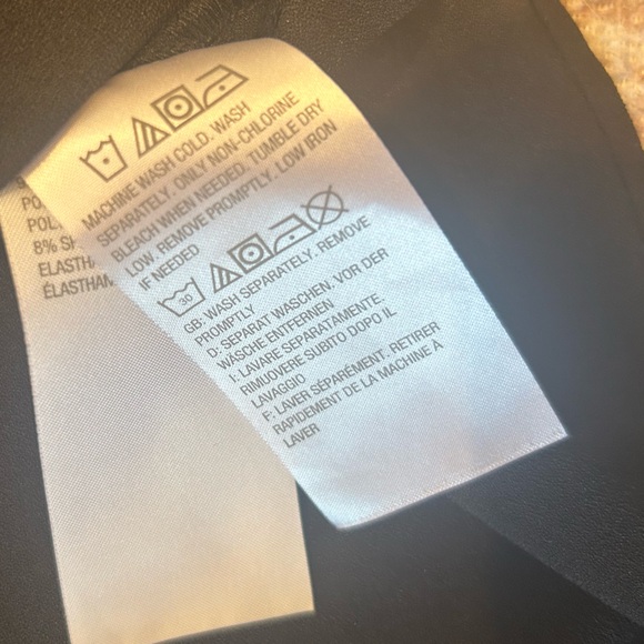 Susan Graver Stretch Woven Button Front Long Sleeve Shirt Plus 16 Black A286471 - Picture 5 of 10